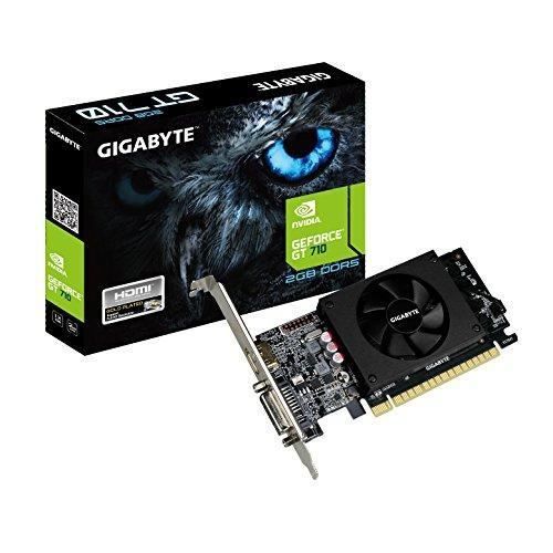 Carte Graphique Gigabyte GeForce GT 710 2 Go et Interface Bus PCI Express 2.0 X8 Cartes Graphiques GV-N710D5-2GL - Gigabyte