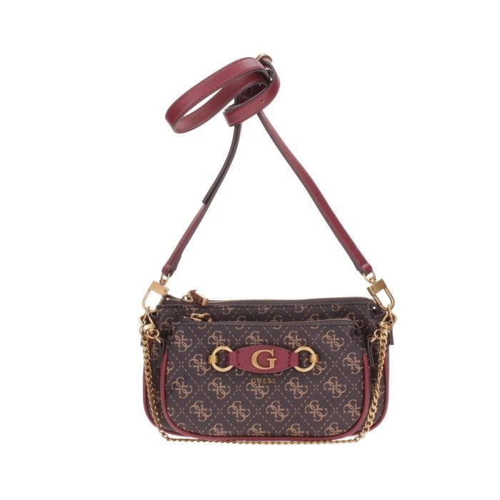Sac Guess Arlena KG933306 - Simili Cuir - Cognac/Marron - Neuf