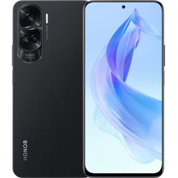 HONOR 90 Lite 5G 8GO 256GO Noir 6.7” LCD MediaTek Dimension 6020 4500mAh Charge rapide 22.5W Caméra Ultra nette 100 MP Smartphone