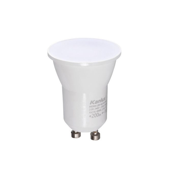 Ampoule LED GU10 - Spot Compact 2 2W - Blanc Naturel 4000K - 200lm KL-33080 Ampoule LED GU10 - Spot Compact 2 2W - Blanc Naturel 4000K - 200lm KL-33080
