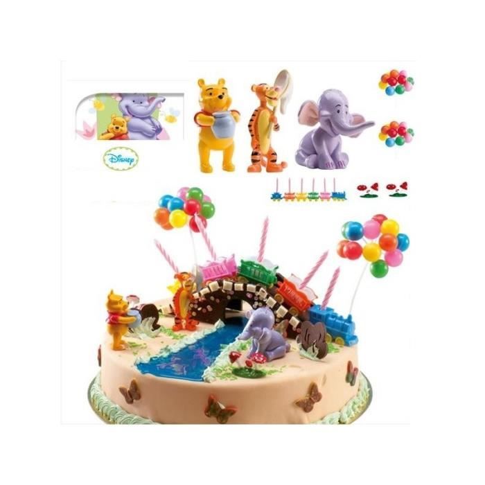 Kit Pvc Winnie L Ourson Deco Decoration Gateau Anniversaire 790 Cdiscount Maison