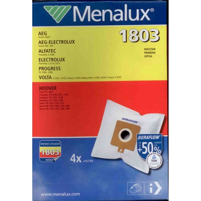 MENALUX 1803BT236 - 4 sacs Menalux non tisses +fil