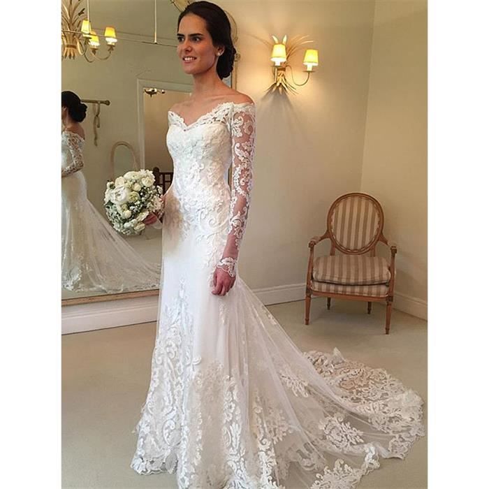 robe mariee avec manche