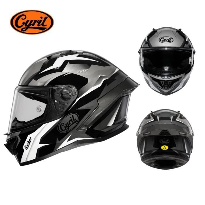 Casque Moto 3/4 Ouvert Style Rétro - Certification ECE, Coque ABS, Léger Et Confortable