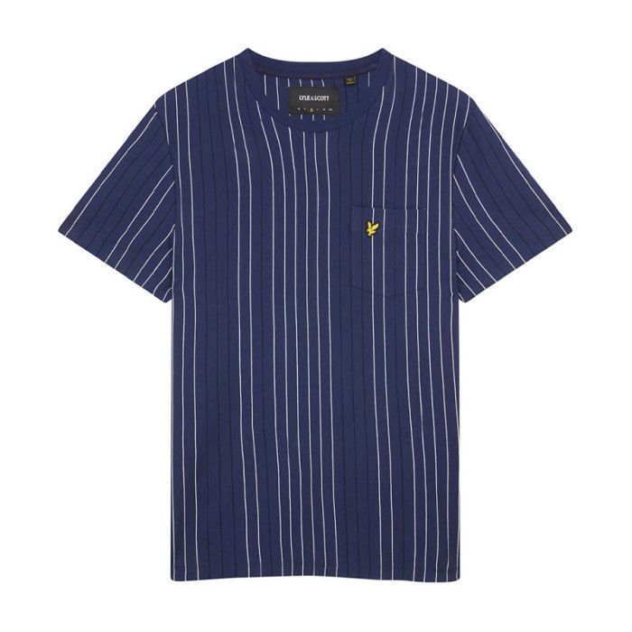 T-shirt Manches Courtes Lyle & Scott Avec Poche - Neuf Avec étiquettes, Coton