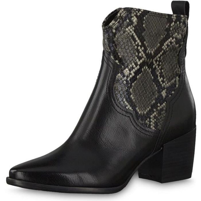marco tozzi bottines noires
