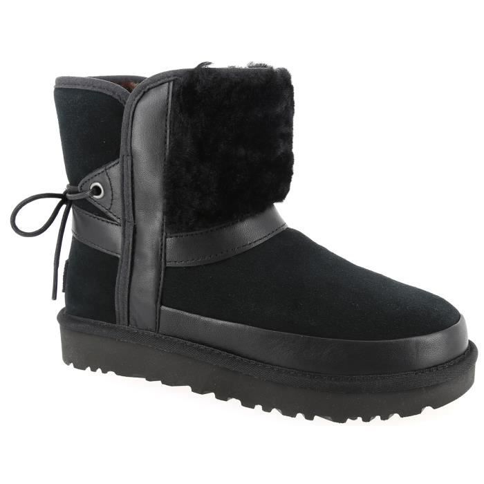 bottes style ugg leopard