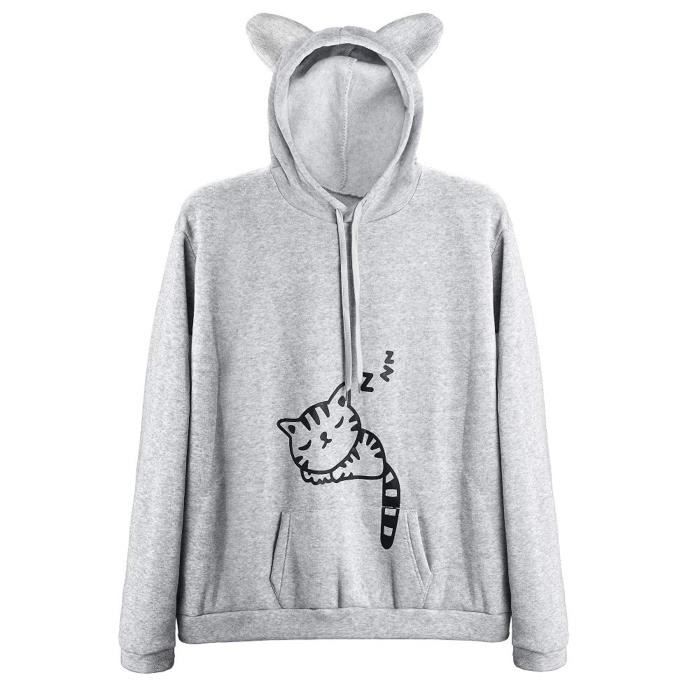 Sweat Oreille De Chat Achat Vente Pas Cher