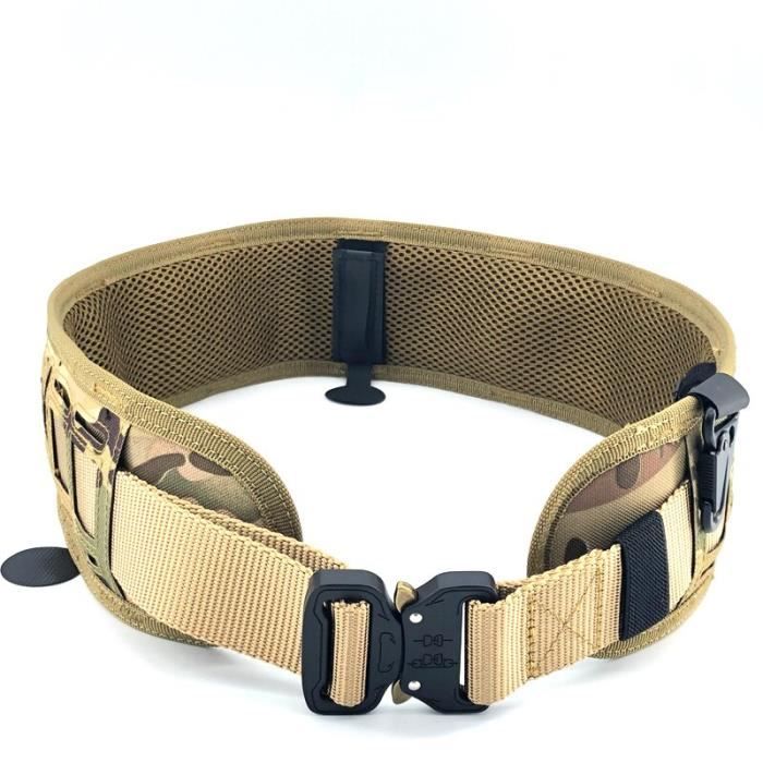 OAREA Molle Bataille Tactique Patrouille Rembourrée De Chasse Réglable Taille Ceinture De Patrouille Ceintures 1000D Nylon Haute Densité OAREA Molle Bataille Tactique Patrouille Rembourrée De Chasse Réglable Taille Ceinture De Patrouille Ceintures 1000D Nylon Haute Densité