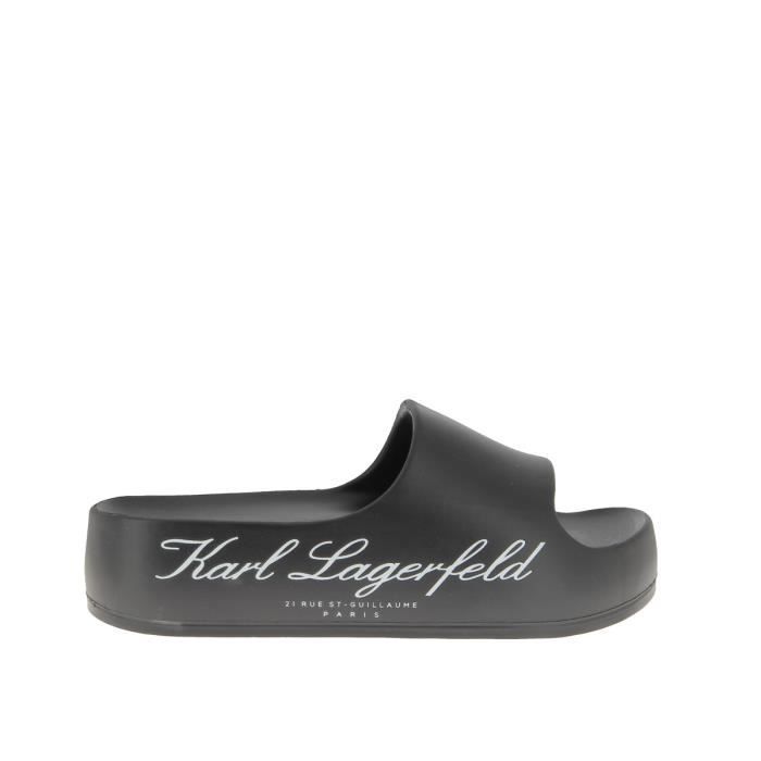 Chaussures Miss KG Taille 6 UK - Plateforme, Bout Ouvert, écharpe Dans Le Dos, Noir - Occasion