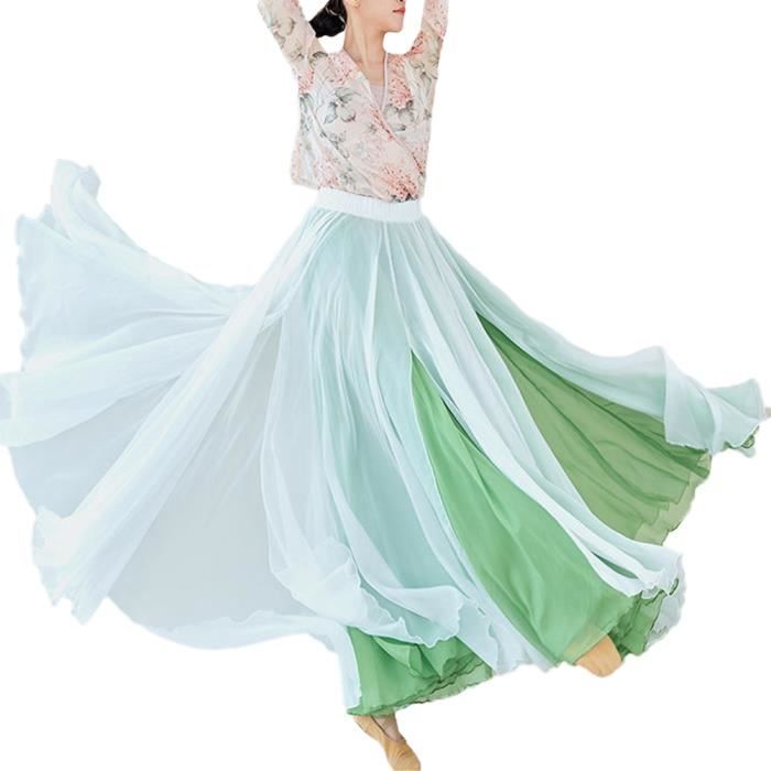 Jupe De Danse Tulle Pour Femme - Balançoire 720°, Pour Flamenco, Ballet, Danse Classique, Taille Élastique