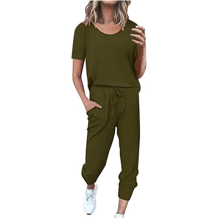 KBOPLEMQ Salopette courte d'été en jean pour femme - Salopette en jean avec sangles à boucle - Pantalon à bretelles en denim - Combinaison avec poches - Salopette d'été courte - Salopette