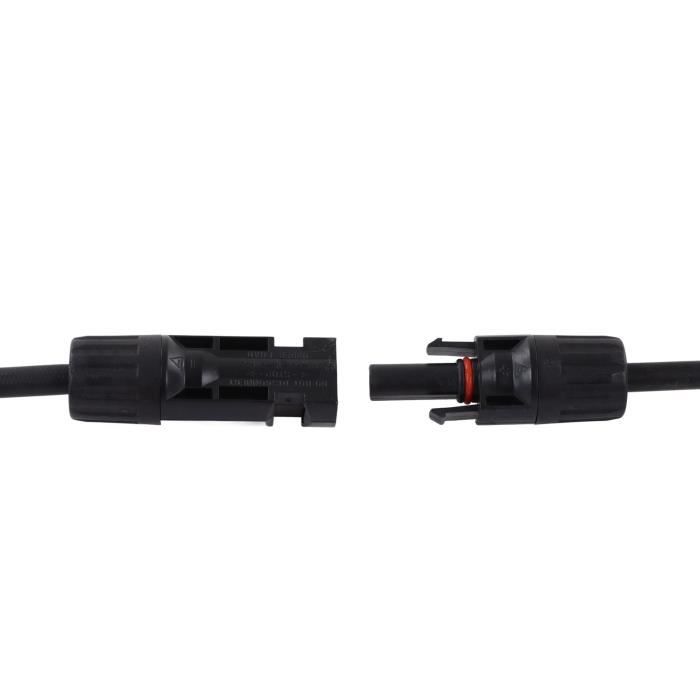 Kit Connecteurs Câbles Solaires - Branchements Y, MC4, IP67, 12AWG, Pour Panneaux Solaires