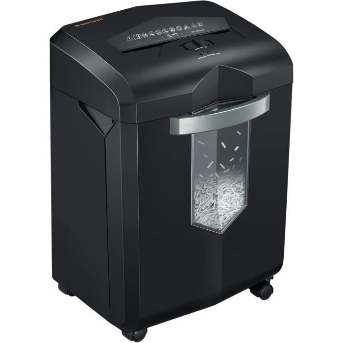 Bonsaii Destructeur De Docuents Icro Coupures Capacité à 12 Feuilles