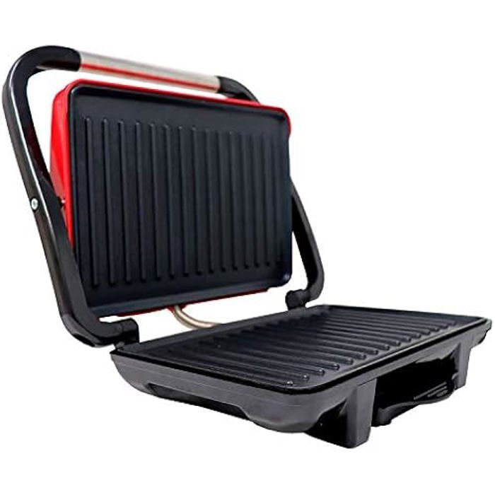 Grill - NEVIR - NVR9490CG - 1200 W - 295 x 295 cm - Rouge