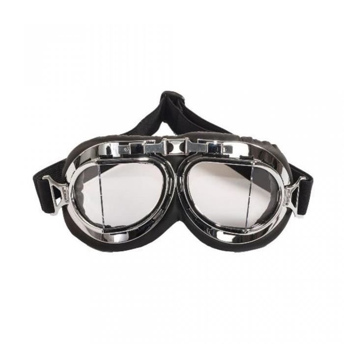 Lunette protection air force verre clair look r tro vintage pour