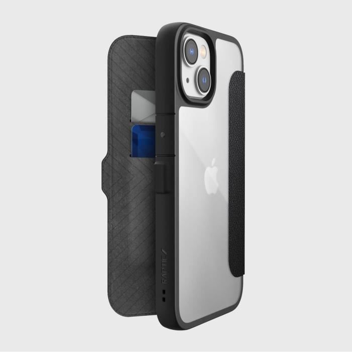 RAPTIC URBAN FOLIO SHOCKPROOF 2M IPHONE 14 NOIR