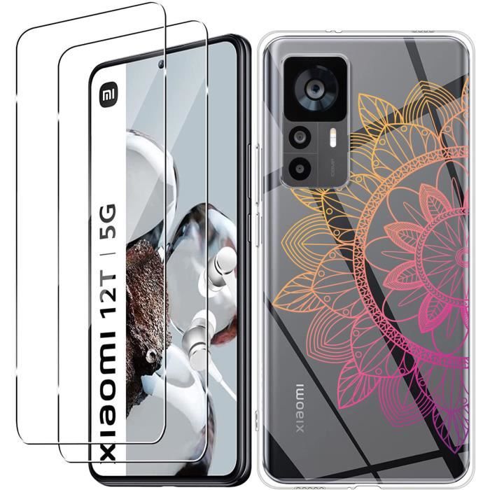 Etui En PU Fermeture Magnétique Avec Support Pour Votre Xiaomi 12T 5G 12t Pro 5g Fleur De Prunier