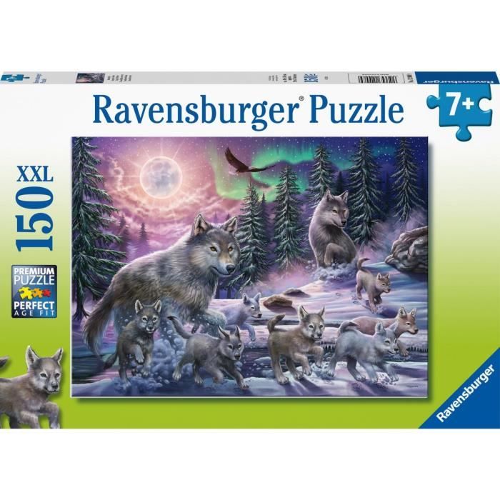 Puzzle de 2000 pièces Ravensburger Loups dans la Neige