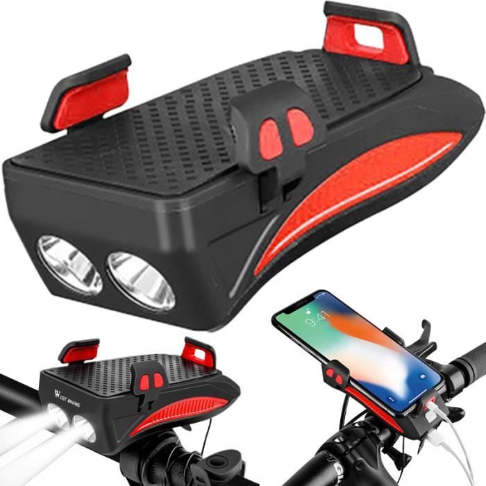 Support de téléphone de moto étanche universel Support de téléphone de vélo  portable 360