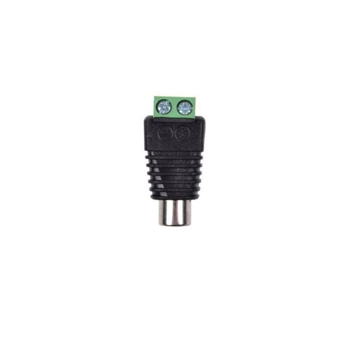 Adaptateur Coupleur RCA Femelle Vers RCA Femelle - 3 Voies - Lot De 5 Pièces - Marque Uxcell
