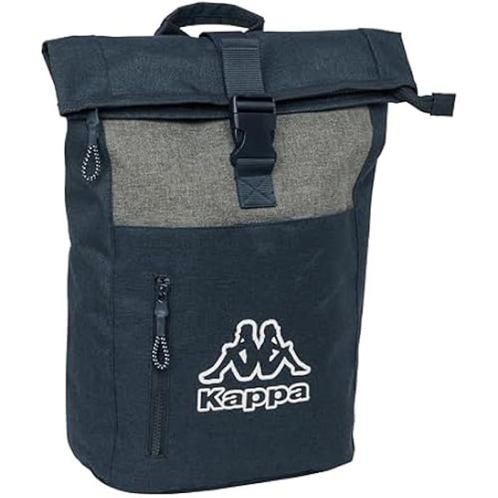 Safta Kappa Dark Navy - Sac à Chaussures Moyen Gris/Bleu Marine, Sport Et Extrascolaire, 29x14x15 Cm