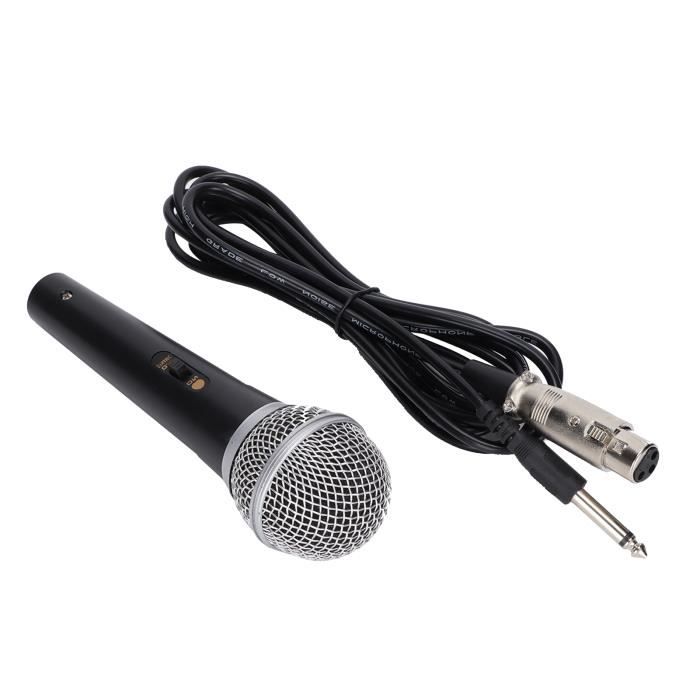 Shipenophy microphone dynamique vocal Microphone XLR avec connexion par
