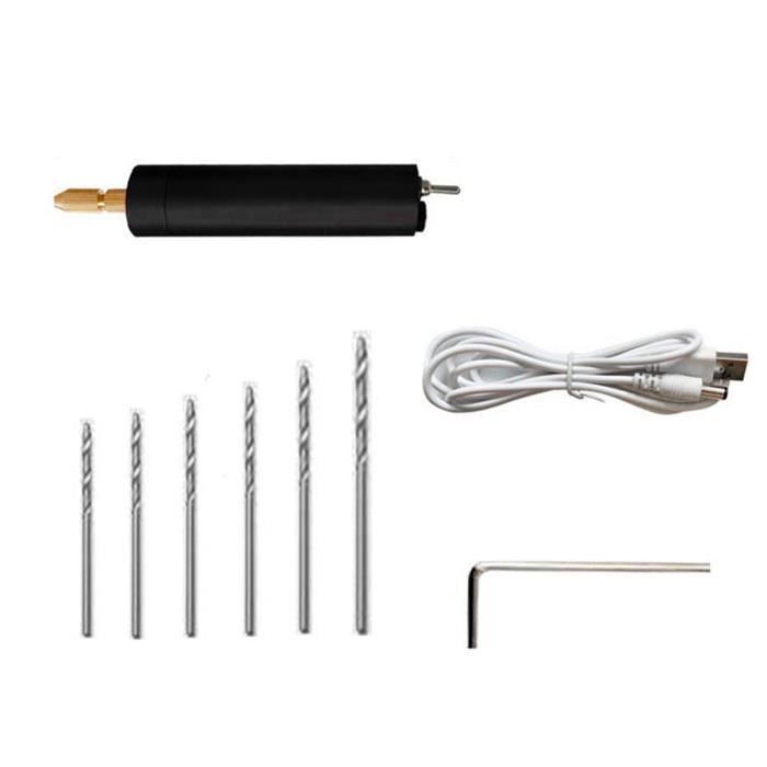 Bricolage Mini Perceuse éLectrique Outil de Forage éLectrique pour ...