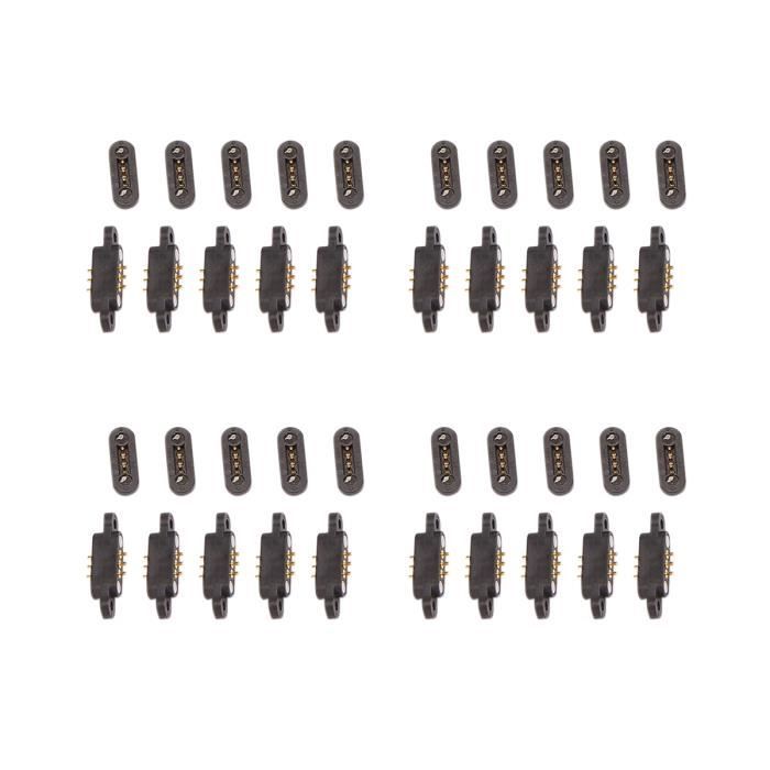 Lot De 100 Connecteurs Pogo Pin Plaqué Or Cuivre H5,5mm - Ressort Dé à Coudre SMD Pour Tests Et Montages électroniques