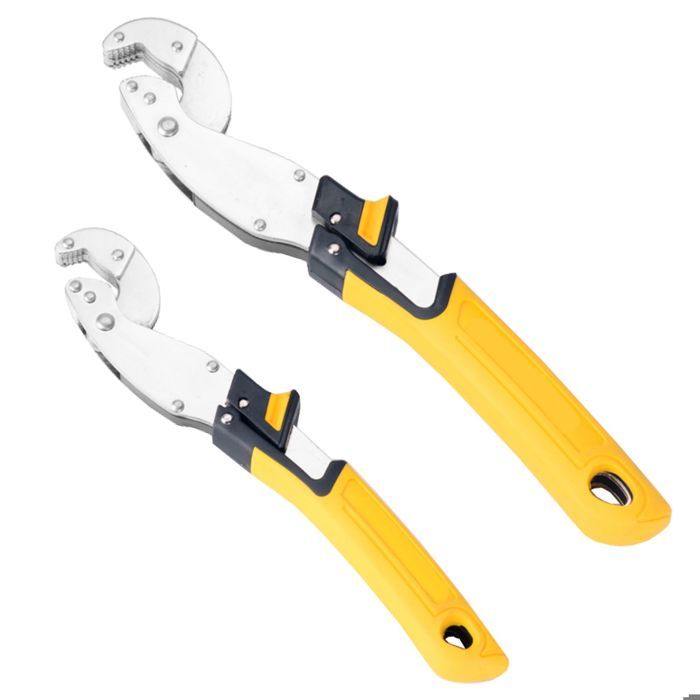 Lot de 2 Clé Pince Multiprise Ajustable - Clé Réglable Serre-Ecrou ...