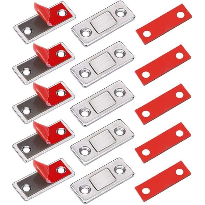 Magnétiques Meuble Aimant De Porte 10kg Puissant Acier Inoxydable Aimant De Placard Aimant Porte