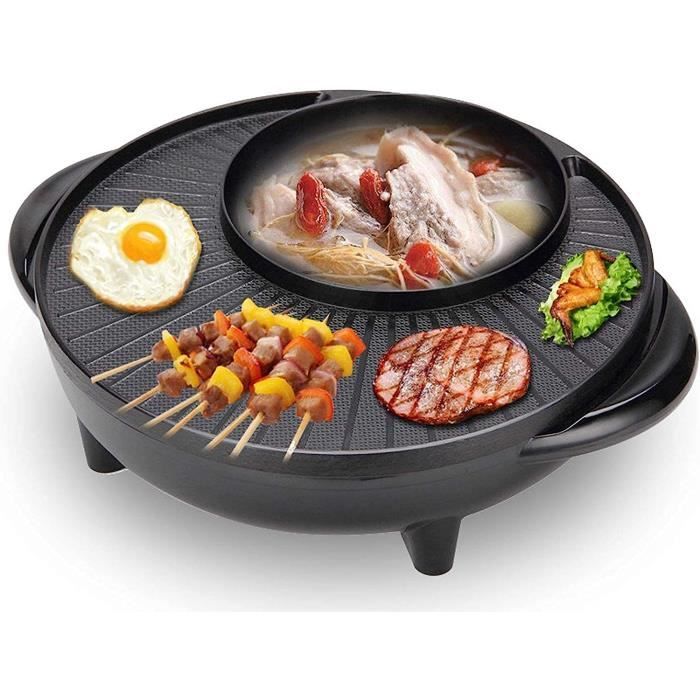 Ultimate Poêle à Griller Avec Couvercle - Ustensile Camping Aluminium Antiadhésif