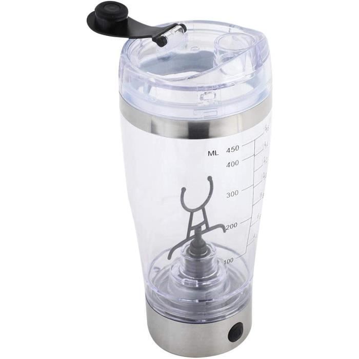 Shaker INSPORT 600ml Transparent - Bouteille Mélangeur Pour Protéines, Étanche Et Sans BPA