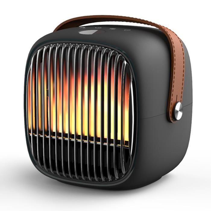 Petit Radiateur D'appoint 600 W Avec 2 Modes Réglables, Chauffage