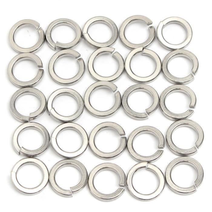 10 Rondelles à Ressort Ondulées Inox 304 – 27x34x0,4 Mm, Pour Visserie, Antidéformation