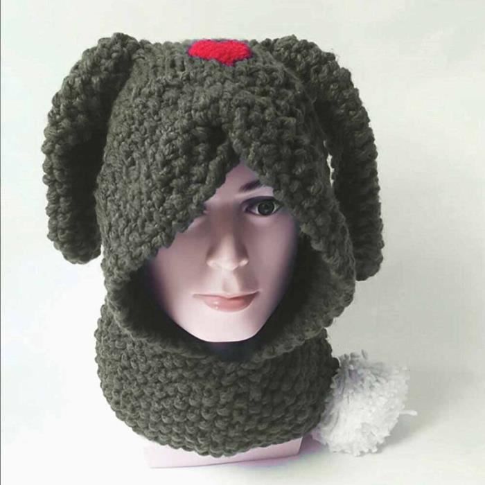 Cagoule 3 En 1 TAGVO - Bonnet, écharpe Et Masque De Ski, En Laine Acrylique élastique, Pour Femmes, Hiver Chaud - 3