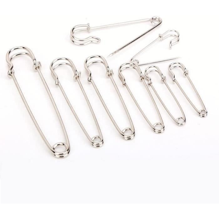 Boucle De Broche Décorative Pingles À Boutons, Matériau En Fer