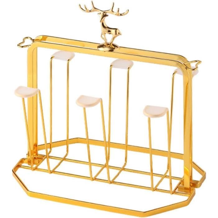 TMISHION Porte-cuillère à Cygne Porte-cuillère à Café élégant Cygne Couleur Argent En Alliage De