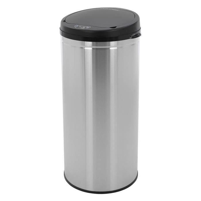 Poubelle Automatique Intelligente 30L/40L - Acier Inox - Ouverture Sensorielle - Cuisine/Salle De Bain