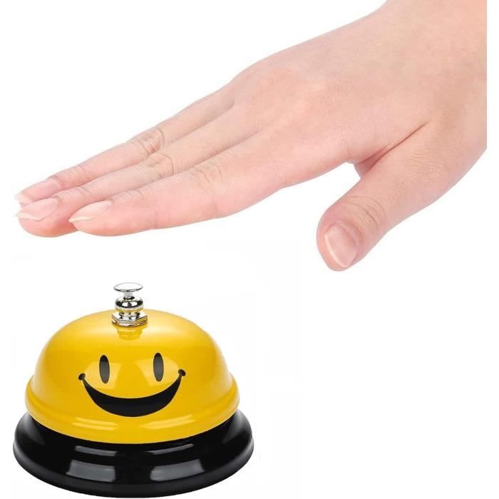 Sonnette De Table Brillante En Métal,Bureau Bell,Cloche De Service En