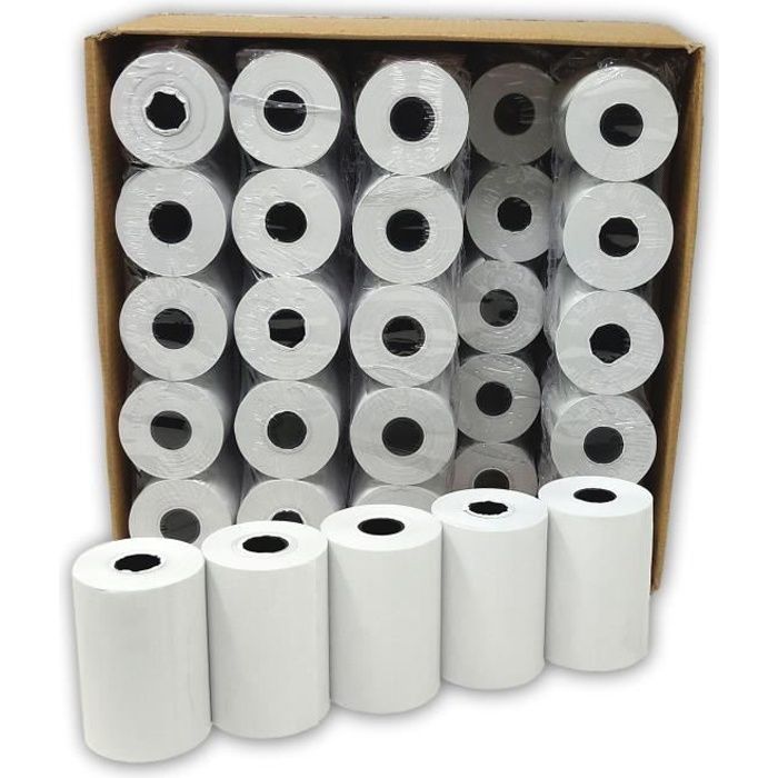 EXACOMPTA Bobine Terminaux Carte Bancaire 57 X 40 X 12 MM