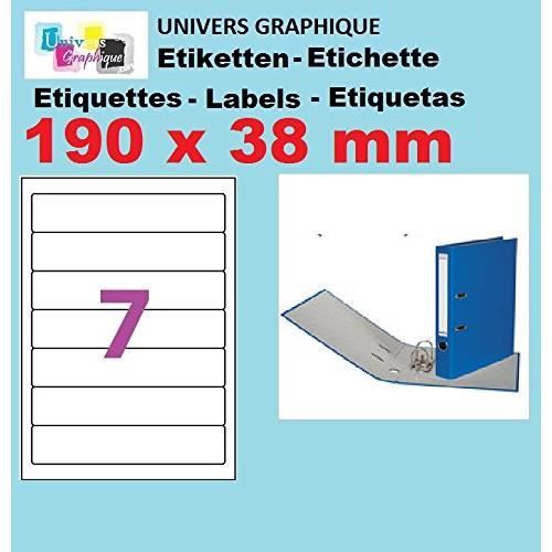 Etiquette,Étiquettes autocollantes pour imprimante Laser à jet d'encre