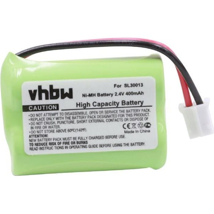 NiMH Batterie pour Sagem/Sagemcom type 2SN-AAA55H-S-JP1 Batterie pour téléphone sans fil 2,4V