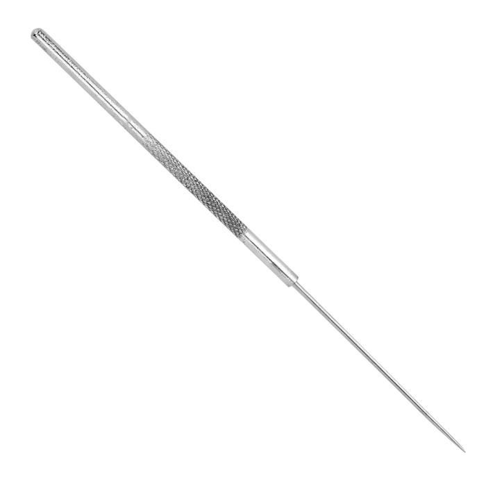 Aiguille à Dissection En Acier Inoxydable - Longueur Totale 150 Mm, Pointe 50 Mm, Pour Laboratoire Ou Biologie