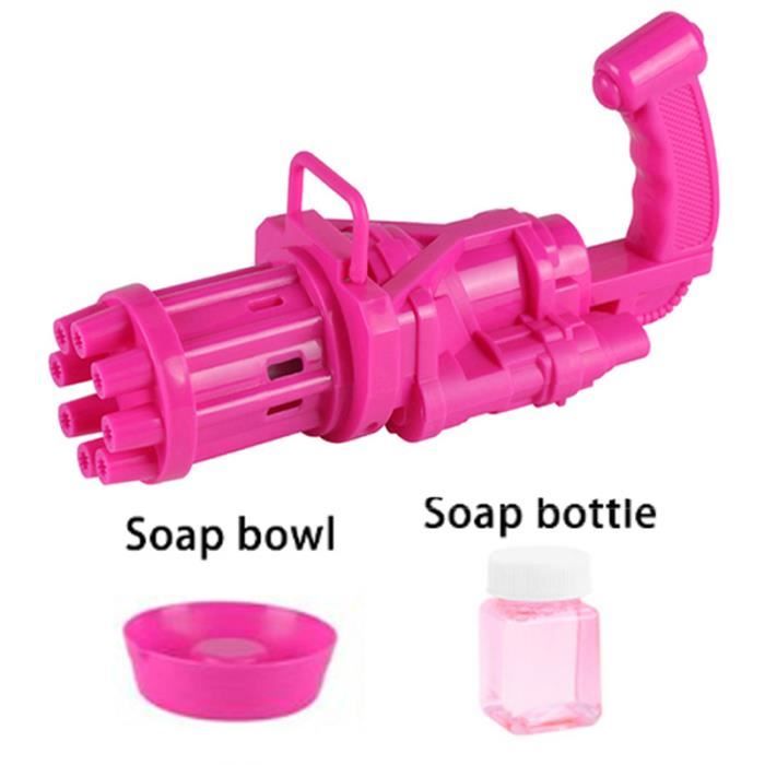 Machine à Bulles Automatique Requin - Pistolet à Bulles DIY, 2 Solutions Incluses, Jouet Enfant Fête - 3