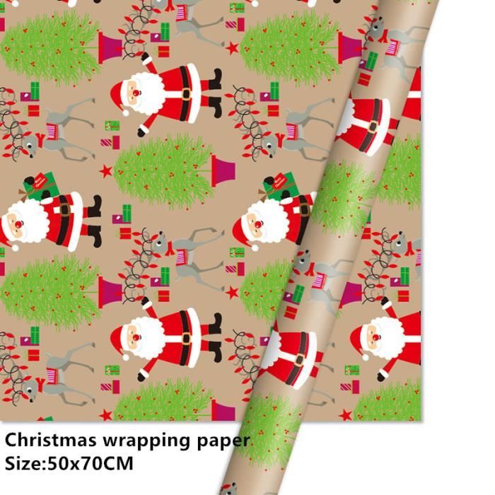 5 Rouleaux Papier Cadeau Luxe 300x43 Cm – Motifs Or Géométrique & Rayures Festives + Rubans, Pour Noël, Anniversaire, Mariage Et Plus