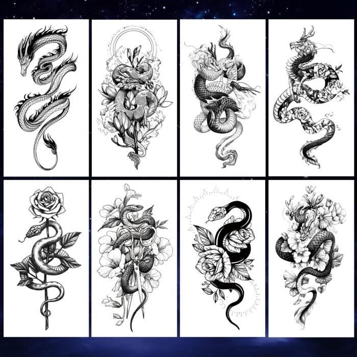 Tatouages Temporaires Halloween - 50 Feuilles De Cicatrices/Blessures Sanglantes - Maquillage Effrayant Zombie, Vampire - 6
