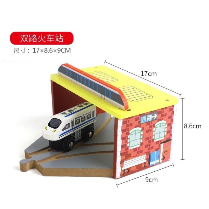 Set 28 Adaptateurs De Rail En Bois Et Plastique – Connecteurs Pour Train Jouet – Compatible Grandes Marques – 3-8 Ans