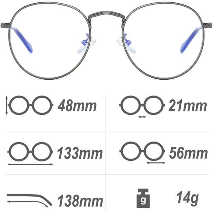 4 Pièces Lunette de Repos, Lunettes Lumiere Bleue, Lunette Anti Lumiere  Bleue, Lunettes pour Écran d'Ordinateur, Blocage Lumière Bleue Lunettes,  Eslunettes Anti Lumiere Bleue, Vintage, Unisexe : : Mode