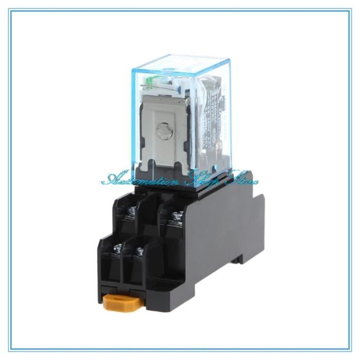 Mini relais 12V 24V DC 110V 220V AC, bobine polyvalente DPDT avec — free download